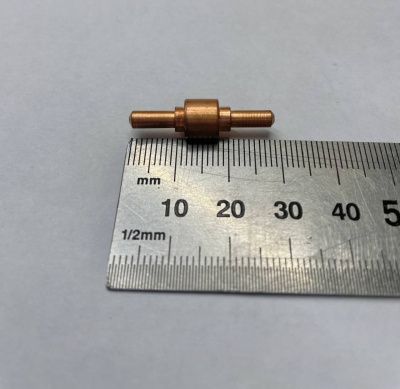 вид модели электрод для горелки плазмореза cut-40, комплект 5 шт.