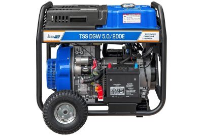вид модели генератор сварочный дизельный tss prof dgw 5.0/200e