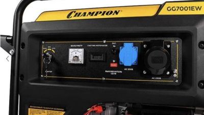 вид модели генератор бензиновый champion gg7001ew