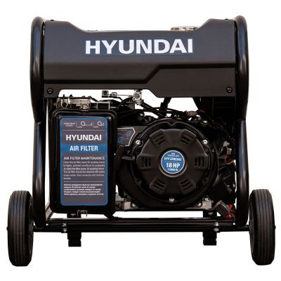 вид модели генератор бензиновый hyundai hhy10550fe-ats