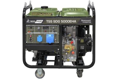 вид модели генератор дизельный tss sdg 5000eha