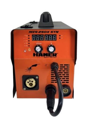 вид модели сварочный полуавтомат hamer mig-250x syn