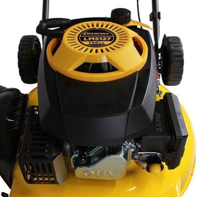 вид модели газонокосилка бензиновая champion lm5127