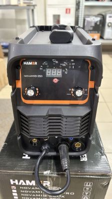 вид модели сварочный полуавтомат hamer novamig-250 (0577u) уценка